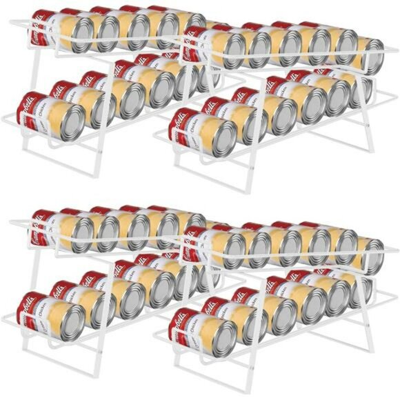 Can Organizer Rack Set Pantry Storage Shelf Dispenser Kitchen Cabinet Holder - Picture 1 of 8